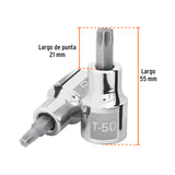 DADO CUADRO 1/2' PUNTA TORX T-50