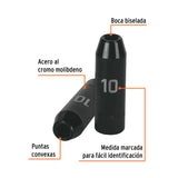 DADO LARGO CUADRO 1/2' DE IMPACTO 6 PUNTAS DE 10 MM, TRUPER