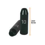 DADO LARGO CUADRO 1/2' DE IMPACTO 6 PUNTAS DE 10 MM, TRUPER