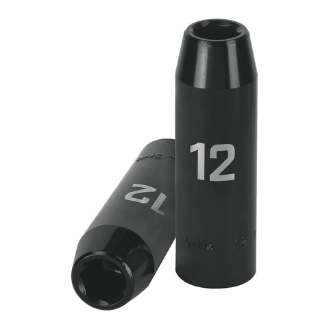 DADO LARGO CUADRO 1/2' DE IMPACTO 6 PUNTAS DE 12 MM, TRUPER