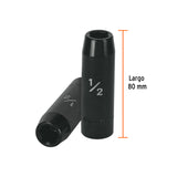 DADO IMPACTO LARGO CUADRO 1/2' HEX 1/2'