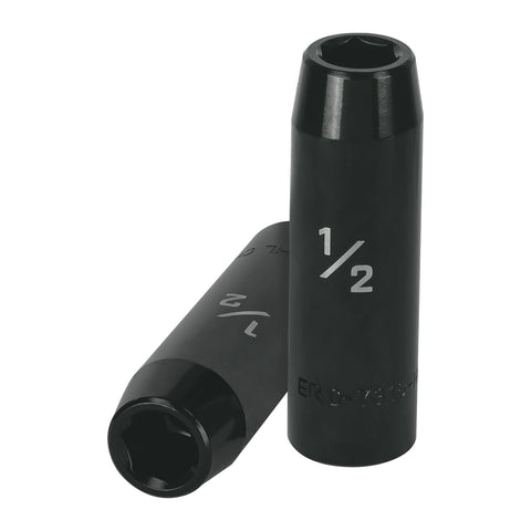 DADO IMPACTO LARGO CUADRO 1/2' HEX 1/2'