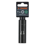 DADO IMPACTO, LARGO, 6 PUNTAS, CUADRO 1/2', MILIMÉTRICO 17MM