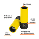 DADO LARGO IMPACTO PROT. PLAST. 19 MM, 6 PUNTAS, CUADRO 1/2'