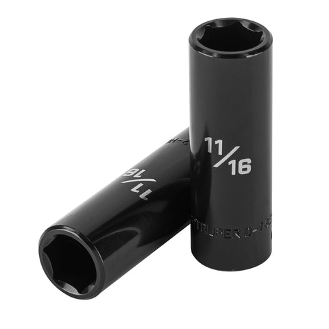 DADO IMPACTO LARGO CUADRO 1/2' HEX 11/16