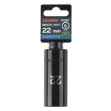 DADO LARGO IMPACTO DE 22 MM, 6 PUNTAS, CUADRO 1/2', TRUPER