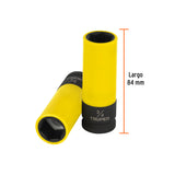 DADO LARGO IMPACTO PROT. PLAST. 3/4', 6 PUNTAS, CUADRO 1/2'