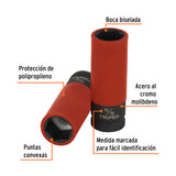 DADO LARGO IMPACTO PROT. PLAST. 13/16', 6 PUNTAS,CUADRO 1/2'