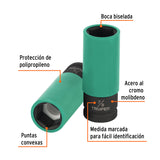 DADO LARGO IMPACTO PROT. PLAST. 7/8', 6 PUNTAS, CUADRO 1/2'