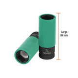 DADO LARGO IMPACTO PROT. PLAST. 7/8', 6 PUNTAS, CUADRO 1/2'