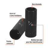 DADO IMPACTO LARGO CUADRO 1/2' HEX 7/8'