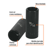 DADO IMPACTO LARGO CUADRO 1/2' HEX 15/16