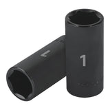 DADO LARGO IMPACTO DE 1', 6 PUNTAS, CUADRO 1/2', TRUPER