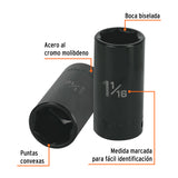 DADO DE IMPACTO, 6 PUNTAS, CUADRO 1/2', STANDARD DE 1-1/16'