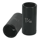 DADO DE IMPACTO, 6 PUNTAS, CUADRO 1/2', STANDARD DE 1-1/16'