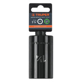 DADO LARGO IMPACTO DE 1-1/4', 6 PUNTAS, CUADRO 1/2', TRUPER