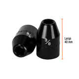 DADO IMPACTO CUADRO 1/2' HEX 3/8'