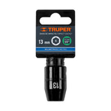 DADO DE IMPACTO, 6 PUNTAS, CUADRO 1/2', MILIMÉTRICO DE 13MM