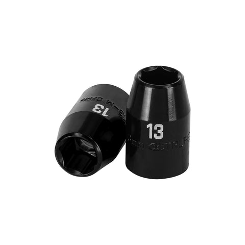 DADO DE IMPACTO, 6 PUNTAS, CUADRO 1/2', MILIMÉTRICO DE 13MM