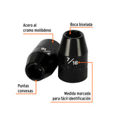 DADO IMPACTO CUADRO 1/2' HEX 7/16'