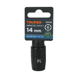 DADO DE IMPACTO, 6 PUNTAS, CUADRO 1/2', MILIMÉTRICO DE 14MM
