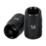 DADO DE IMPACTO, 6 PUNTAS, CUADRO 1/2', MILIMÉTRICO DE 14MM