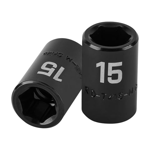 DADO CUADRO 1/2' DE IMPACTO 6 PUNTAS DE 15 MM, TRUPER
