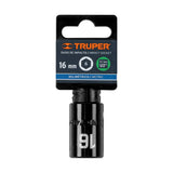 DADO CUADRO 1/2' DE IMPACTO 6 PUNTAS DE 16 MM, TRUPER