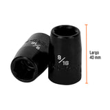 DADO IMPACTO CUADRO 1/2' HEX 9/16'