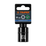 DADO CUADRO 1/2' DE IMPACTO 6 PUNTAS DE 19 MM, TRUPER