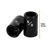 DADO IMPACTO CUADRO 1/2' HEX 5/8'