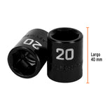 DADO CUADRO 1/2' DE IMPACTO 6 PUNTAS DE 20 MM, TRUPER
