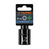 DADO CUADRO 1/2' DE IMPACTO 6 PUNTAS DE 21 MM, TRUPER
