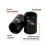 DADO IMPACTO CUADRO 1/2' HEX 11/16'