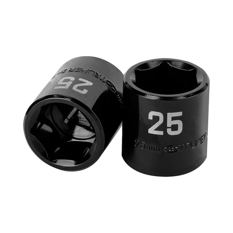 DADO DE IMPACTO DE 25 MM, 6 PUNTAS, CUADRO 1/2', TRUPER
