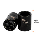DADO IMPACTO CUADRO 1/2' HEX 13/16'