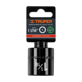 DADO DE IMPACTO DE 1-1/16', 6 PUNTAS, CUADRO 1/2', TRUPER