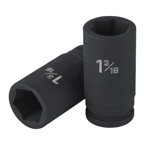 DADO LARGO DE IMPACTO DE 1-3/16', 6 PUNTAS, CUADRO 3/4'