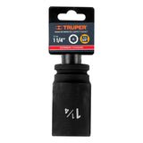 DADO LARGO DE IMPACTO DE 1-1/4', 6 PUNTAS, CUADRO 3/4'