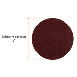DISCO DE LIJA DE 6' GRANO 60