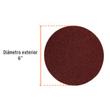 DISCO DE LIJA DE 6' GRANO 80
