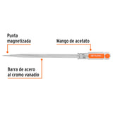 DESARMADOR PLANO BARRA CUADRADA 3/8'X10'