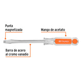 DESARMADOR PLANO BARRA CUADRADA 5/16'X5'