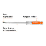 DESARMADOR PLANO BARRA CUADRADA 5/16'X6'