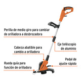 DESBROZADORA ELECTRICA 550W TRUPER