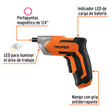 DESTORNILLADOR INALÁMBRICO, BATERÍA IÓN LITIO 3.6 V