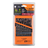 JGO DE BROCAS HSS 29PZS EN ESTUCHE METAL