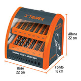 DESPACHADOR 13 COMPARTIMENTOS PARA BROCAS HSS CON PRODUCTO