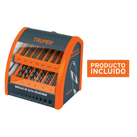 DESPACHADOR 13 COMPARTIMENTOS PARA BROCAS HSS CON PRODUCTO
