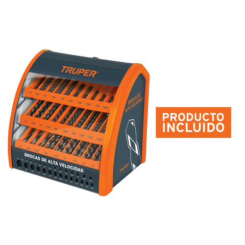 DESPACHADOR 29 COMPARTIMENTOS PARA BROCAS HSS CON PRODUCTO
